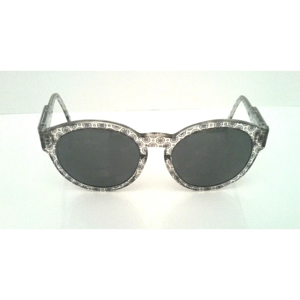 Stella McCartney SM 4028/87 Vintage Inspired Round Sunglasses Clear Patterned